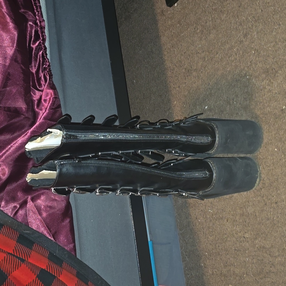 Demonia Wide calf boots - Picture 3 of 5
